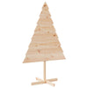 Vidaxl kerstdecoratie kerstboom 150 cm massief hout