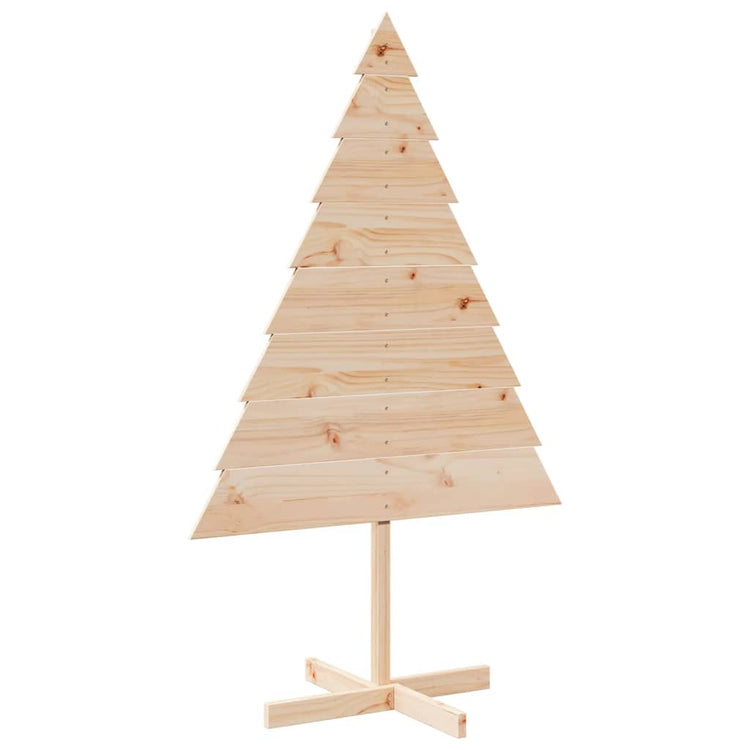 Vidaxl kerstdecoratie kerstboom 150 cm massief hout