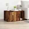 Vidaxl kattenbakkast 80x50x45 cm bewerkt hout oud houtkleurig