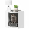 Vidaxl kattenbakkast 42x42x51 cm bewerkt hout wit