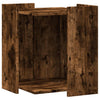 Vidaxl kattenbakkast 42x42x51 cm bewerkt hout gerookt eikenkleurig