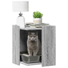 Vidaxl kattenbakkast 42x42x51 cm bewerkt hout grijs sonoma eikenkleur