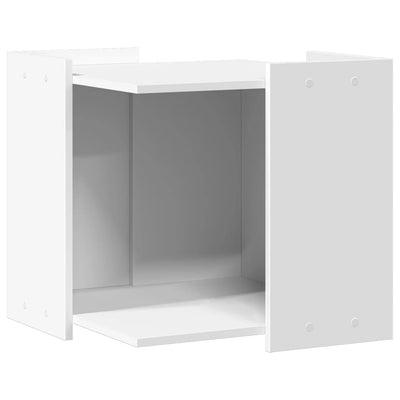 Vidaxl kattenbakkast 53x53x51 cm bewerkt hout wit