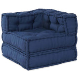 Vidaxl modulair sofabet 2 st stof indigo 140 x 70 x 56 cm - afbeelding 2