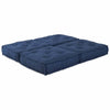 Vidaxl modulair bank 2 pcs indigo 140 x 70 x 36 cm stof