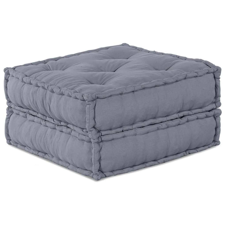 Vidaxl modulair bank 2 pcs grijs 140 x 70 x 36 cm stof