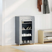 Vidaxl schoenenkast 60,5x30x97 cm vliesvlies grijs - afbeelding 3