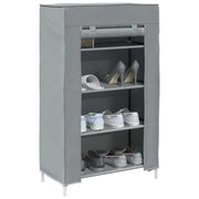 Vidaxl schoenenkast 60,5x30x97 cm vliesvlies grijs - afbeelding 1