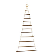 Vidaxl hangende kerstboom met topster 74x150 cm natuurlijke tak - afbeelding 2