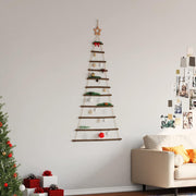 Vidaxl hangende kerstboom met topster 74x150 cm natuurlijke tak - afbeelding 3