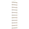 Vidaxl wanddecoratie laddervormig 50x200 cm naturel tak