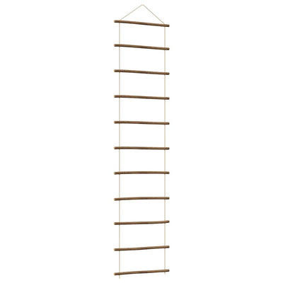 Vidaxl wanddecoratie laddervormig 50x200 cm naturel tak