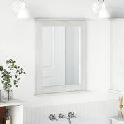 Vidaxl spiegel vigo antiek wit 55,5 x 5 x 70 cm massief grenenhout - afbeelding 1