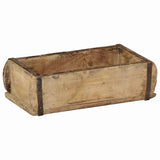 Vidaxl dienblad bruin 30 x 15 x 9 cm massief gerecycled hout - afbeelding 1