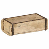 Vidaxl dienblad bruin 30 x 15 x 9 cm massief gerecycled hout - afbeelding 2