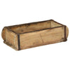 Vidaxl dienblad bruin 30 x 15 x 9 cm massief gerecycled hout