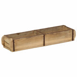 Vidaxl dienblad bruin 57 x 15 x 9 cm massief gerecycled hout - afbeelding 1