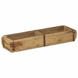 Vidaxl dienblad bruin 57 x 15 x 9 cm massief gerecycled hout - afbeelding 3