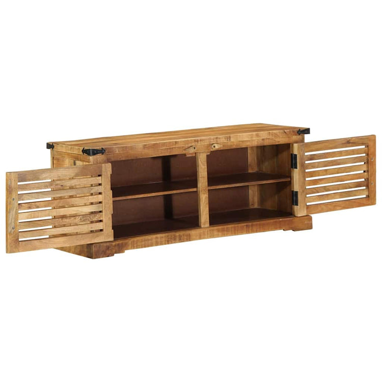 Vidaxl schoenenkast bruin 110 x 38 x 45 cm massief mango hout