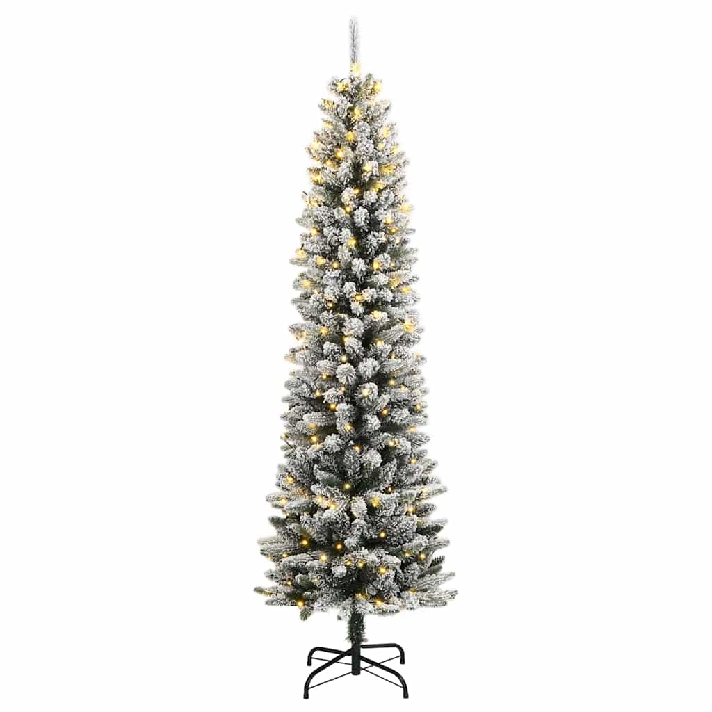 Vidaxl kunstkerstboom met 150 led's en sneeuw 120 cm
