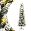 Vidaxl kunstkerstboom met 300 led's en sneeuw 240 cm