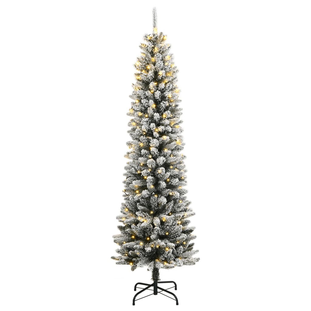 Vidaxl kunstkerstboom met 300 led's en sneeuw 240 cm