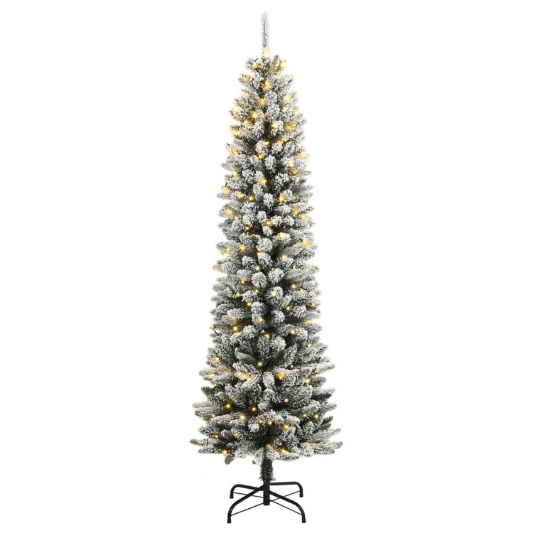 Vidaxl kunstkerstboom met 300 led's en sneeuw 240 cm