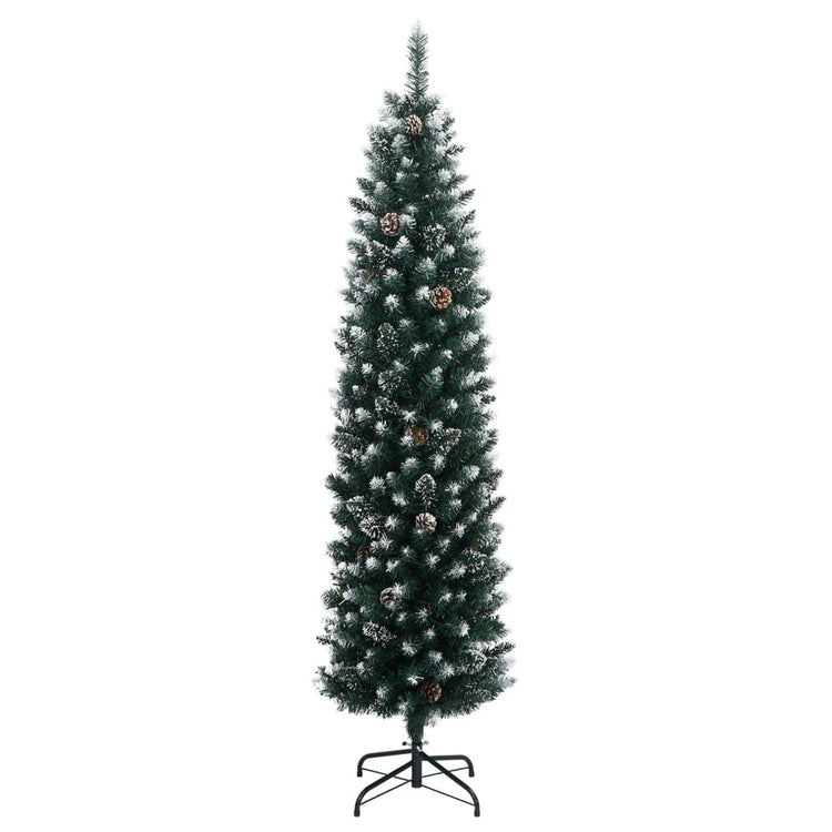 Vidaxl kunstkerstboom smal met 300 led's 180 cm