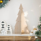 Vidaxl kerstdecoratie kerstboom 80 cm massief grenenhout - afbeelding 1