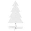 Vidaxl kerstdecoratie kerstboom 80 cm massief grenenhout wit
