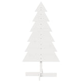 Vidaxl kerstdecoratie kerstboom 120 cm massief grenenhout wit - afbeelding 3