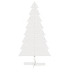 Vidaxl kerstdecoratie kerstboom 150 cm massief grenenhout wit