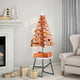Vidaxl kerstdecoratie kerstboom 100 cm massief grenenhout wasbruin