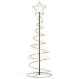 Vidaxl led-kerstboom 100 leds warm wit 150 cm - afbeelding 2