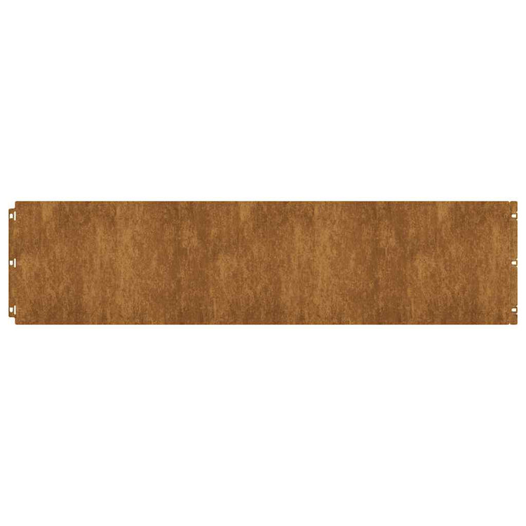 Vidaxl graskanten 20 st 25x103 cm flexibel weervast staal