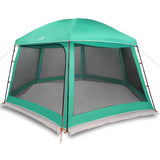 Vidaxl zwembadtent uitneembare buiten- gaaswanden 512x458 cm zeegroen - afbeelding 2