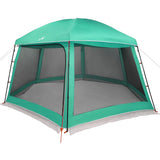 Vidaxl zwembadtent uitneembare buiten- gaaswanden 512x458 cm zeegroen - afbeelding 3