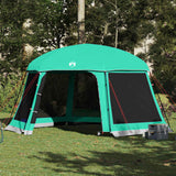 Vidaxl zwembadtent uitneembare buiten- gaaswanden 512x458 cm zeegroen - afbeelding 1