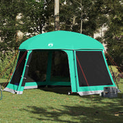 Vidaxl zwembadtent uitneembare buiten- gaaswanden 512x458 cm zeegroen - afbeelding 1