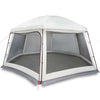 Vidaxl zwembadtent met uitneembare buiten- gaaswanden 512x458 cm grijs
