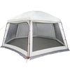Vidaxl zwembadtent met uitneembare buiten- gaaswanden 512x458 cm grijs