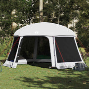 Vidaxl zwembadtent met uitneembare buiten- gaaswanden 512x458 cm grijs - afbeelding 1