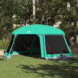 Vidaxl zwembadtent uitneembare buiten- gaaswanden 618x532 cm zeegroen - afbeelding 1