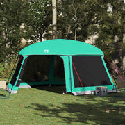 Vidaxl zwembadtent uitneembare buiten- gaaswanden 618x532 cm zeegroen - afbeelding 1