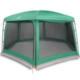 Vidaxl zwembadtent uitneembare buiten- gaaswanden 670x590 cm zeegroen - afbeelding 2
