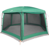 Vidaxl zwembadtent uitneembare buiten- gaaswanden 670x590 cm zeegroen - afbeelding 3