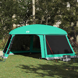 Vidaxl zwembadtent uitneembare buiten- gaaswanden 670x590 cm zeegroen - afbeelding 1