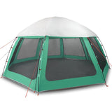Vidaxl zwembadtent uitneembare buiten- gaaswanden 510x510 cm zeegroen - afbeelding 2