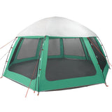 Vidaxl zwembadtent uitneembare buiten- gaaswanden 510x510 cm zeegroen - afbeelding 3
