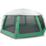 Vidaxl zwembadtent uitneembare buiten- gaaswanden 690x690 cm zeegroen - afbeelding 2